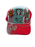 Handmade Trucker Hat | Western Boho Boutique Patch Hat | Custom